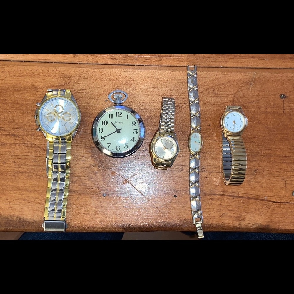 Lot of Vintage Watches/ Pocket Watch Satellite